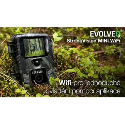 Evolveo - StrongVision MINI Wi-Fi, cámara trampa/cámara de seguridad con aplicación