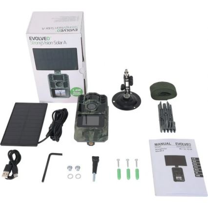 Evolveo - StrongVision Solar A, cámara trampa con panel solar