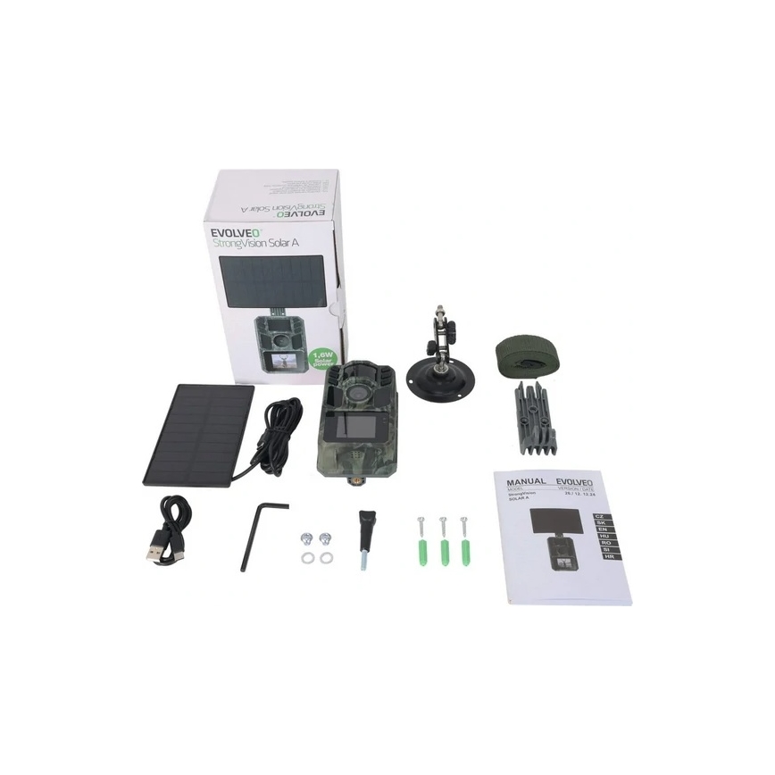 Evolveo - StrongVision Solar A, cámara trampa con panel solar