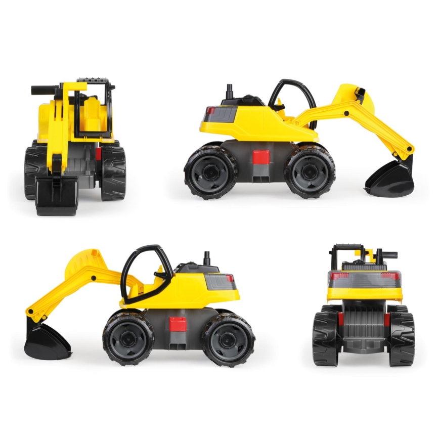 Excavadora GIGA TRUCKS, 62 cm, amarillo/negro
