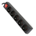 Extensión con interruptor 5Z Type E 5m negro