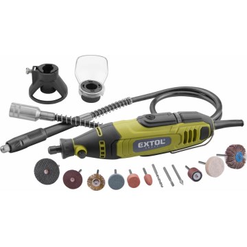 Extol - Amoladora recta con eje flexible 135W/230V