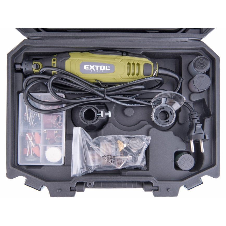 Extol - Amoladora recta con eje flexible 135W/230V