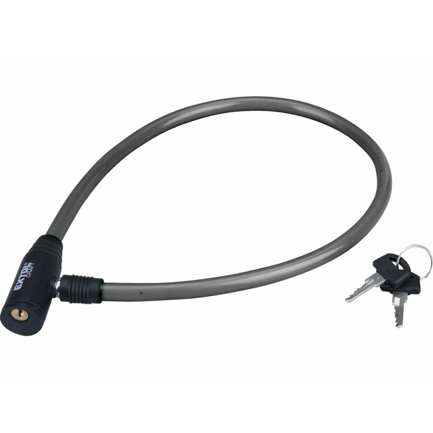 Extol - Candado bicicleta de cable 600 mm
