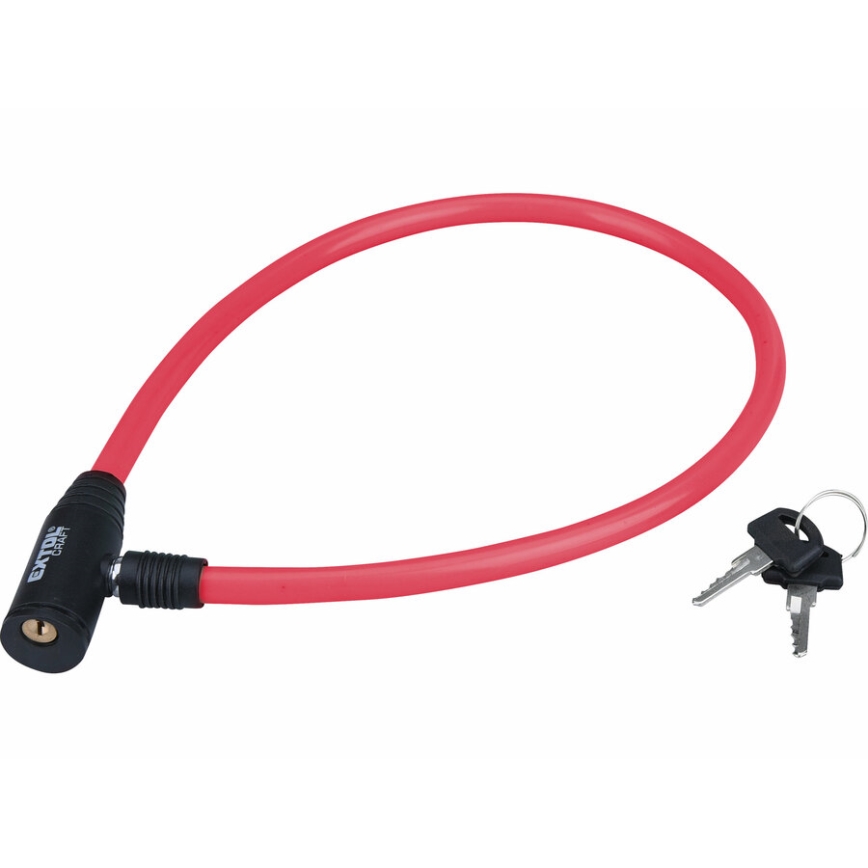 Extol - Candado bicicleta de cable 600 mm