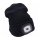 Extol - Gorro con linterna frontal recargable por USB 300 mAh, negro, talla única