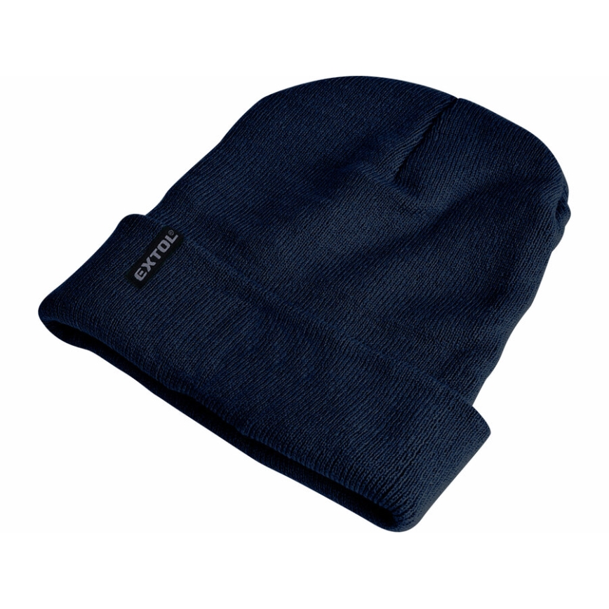 Extol - Gorro con luz frontal recargable por USB, batería de 250 mAh, azul, talla única (UNI)
