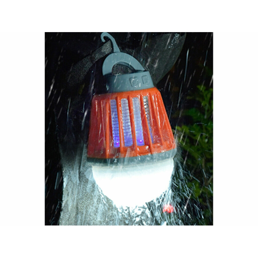 Extol - Lámpara portátil con trampa para insectos LED/3W/2000 mAh/3,7V IPX6