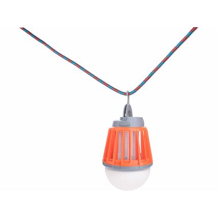 Extol - Lámpara portátil con trampa para insectos LED/3W/2000 mAh/3,7V IPX6