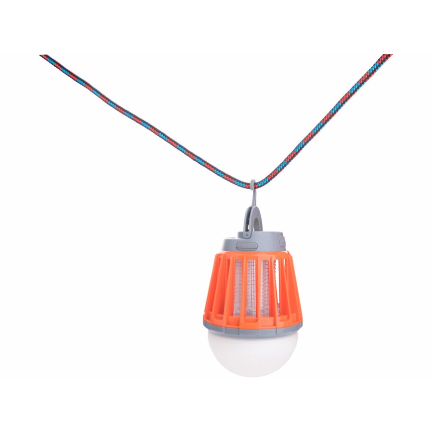 Extol - Lámpara portátil con trampa para insectos LED/3W/2000 mAh/3,7V IPX6
