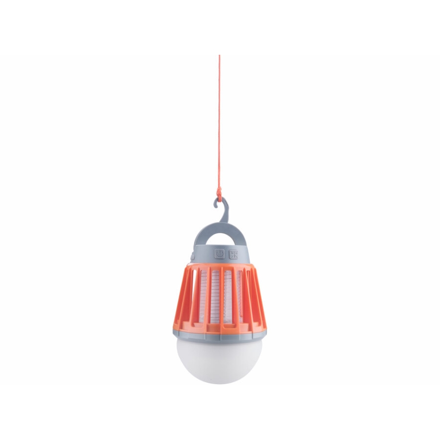 Extol - Lámpara portátil con trampa para insectos LED/3W/2000 mAh/3,7V IPX6