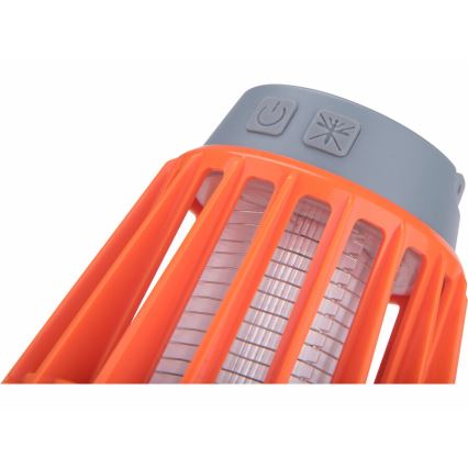 Extol - Lámpara portátil con trampa para insectos LED/3W/2000 mAh/3,7V IPX6