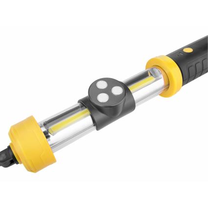 Extol - Lámpara portátil LED recargable LED/2000 mAh/3,6 V negro/amarillo
