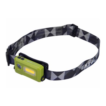 Extol - Linterna frontal LED recargable LED/500 mAh/3,7 V IPX4
