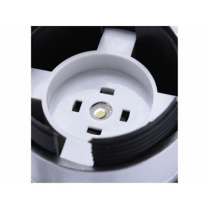 Extol - Linterna LED LED/1W/3xAA negro