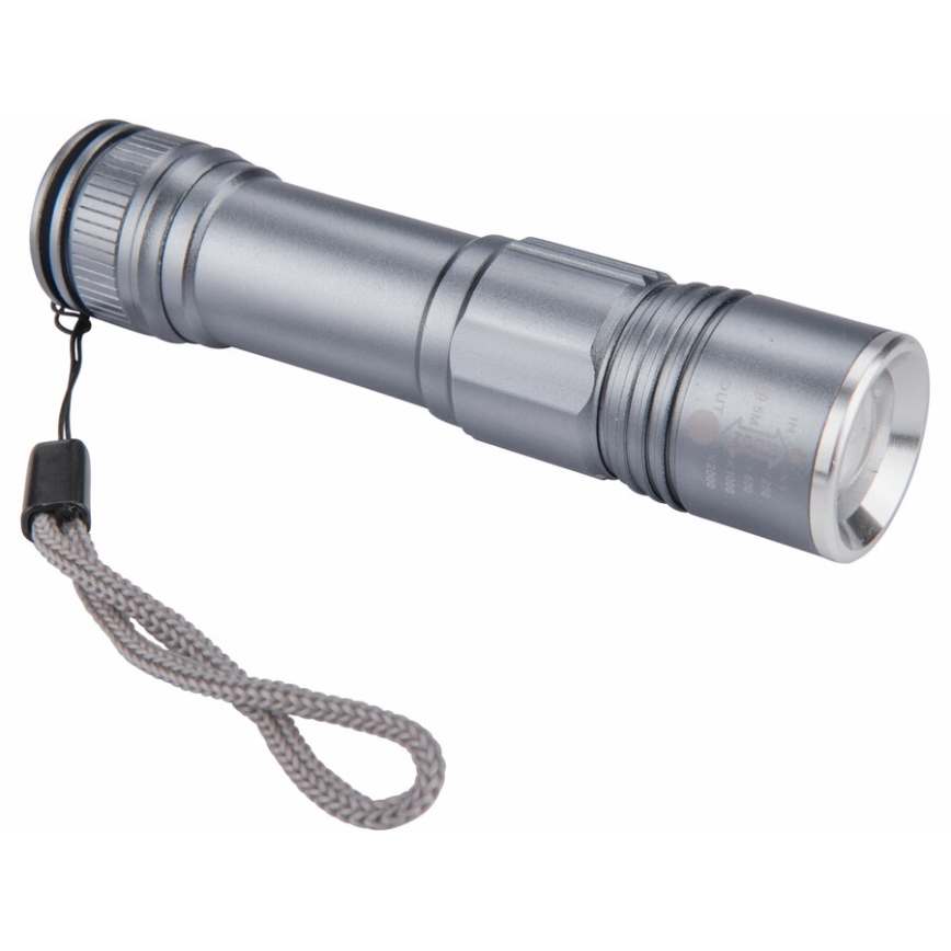 Extol - Linterna LED LED/2000 mAh/3,7V cromo mate
