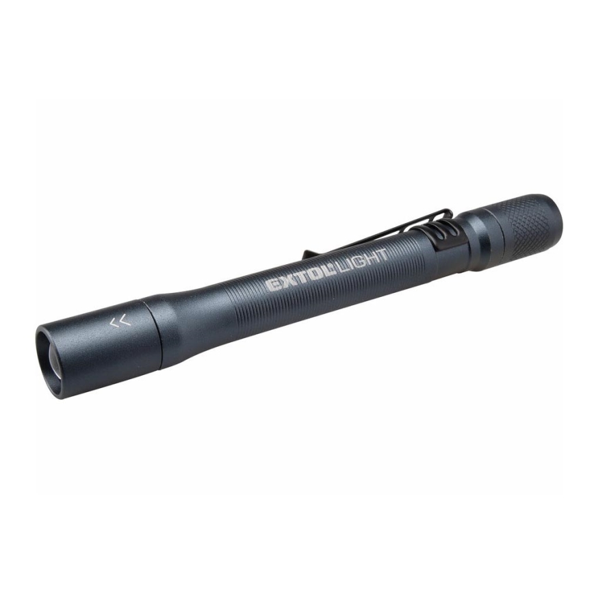 Extol - Linterna LED LED/2xAAA IP54 antracita