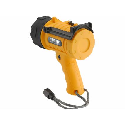 Extol - Linterna LED LED/5W/4xAA IP67 amarillo/negro