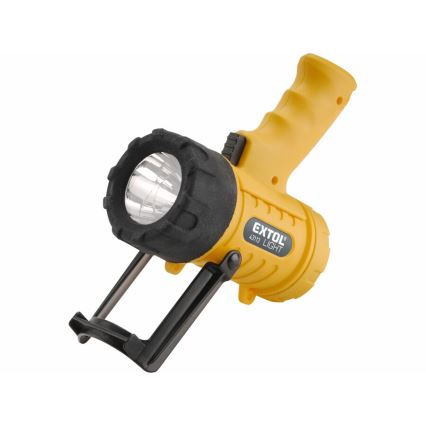Extol - Linterna LED LED/5W/4xAA IP67 amarillo/negro