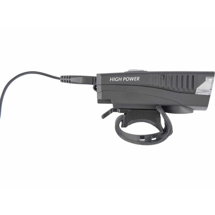 Extol - Linterna LED recargable con bocina para bicicleta LED/5W/1200 mAh/3,7V IPX4