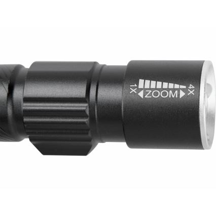 Extol - Linterna LED recargable LED/3W/450 mAh/3,7V negro