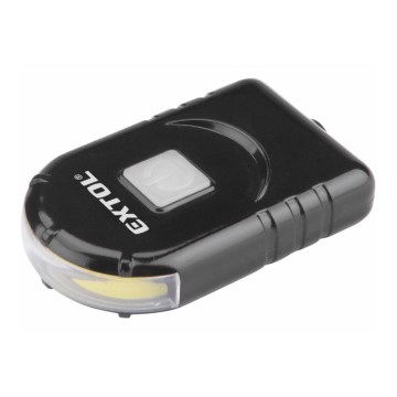 Extol - Linterna LED recargable para gorra con clip LED/500 mAh