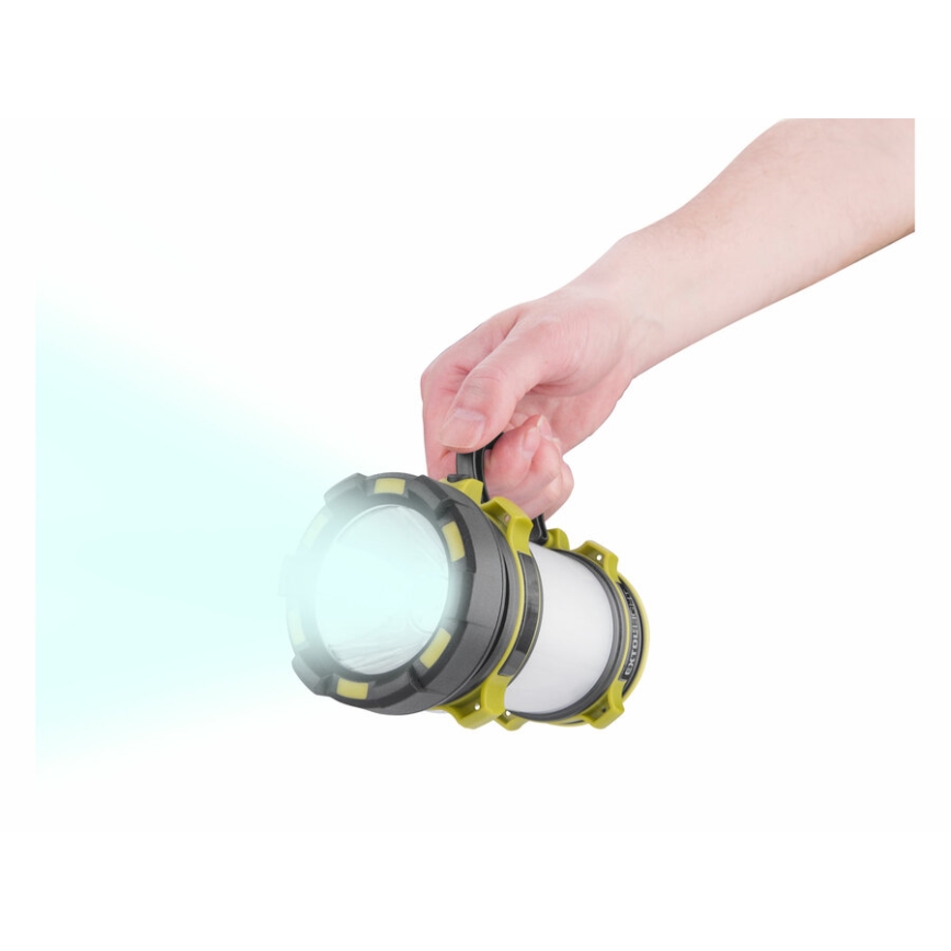 Extol - Linterna LED regulable con power bank LED/2600 mAh/3,7V IPX4