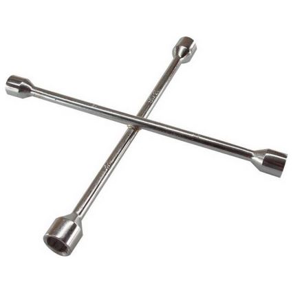 Extol - Llave en cruz para ruedas 17-19-21-23 mm