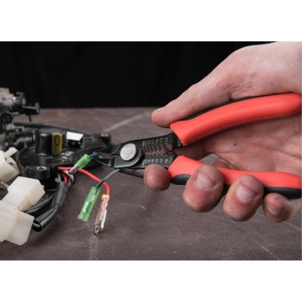 Extol Premium - Alicates de corte lateral y pelacables 150 mm