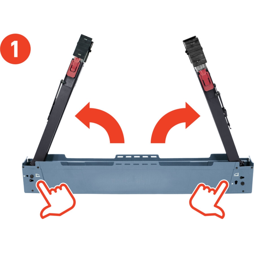 Extol Premium - Caballete de obra plegable