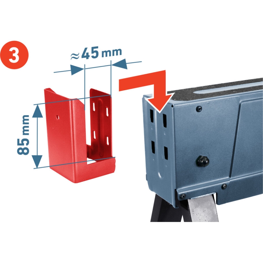 Extol Premium - Caballete de obra plegable