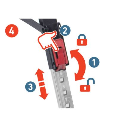 Extol Premium - Caballete de obra plegable