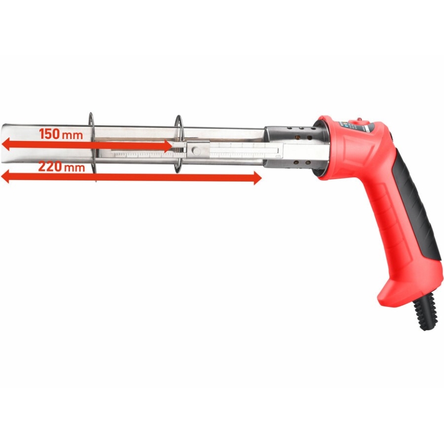 Extol Premium - Cuchilla de corte de resistencia para poliestireno 220W/230V