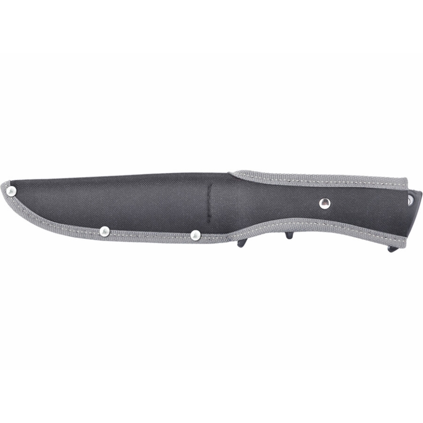 Extol Premium - Cuchillo de caza negro/acero inoxidable 14,5 cm