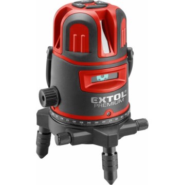 Extol Premium - Láser de líneas en cruz autonivelante 5V/5200 mAh IP54