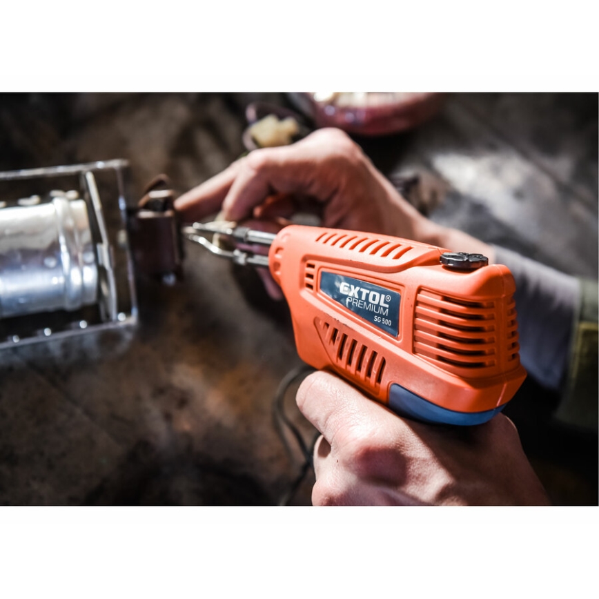Extol Premium - Pistola de soldar con regulación de temperatura 200W/230V