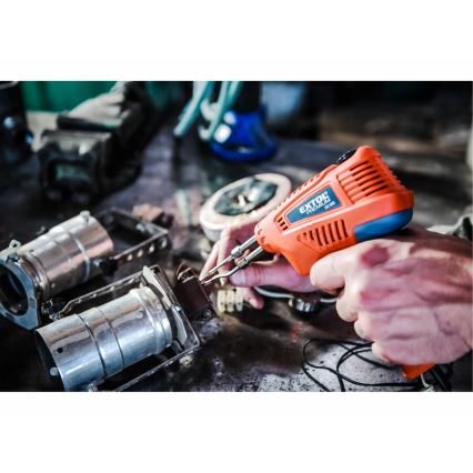 Extol Premium - Pistola de soldar con regulación de temperatura 200W/230V