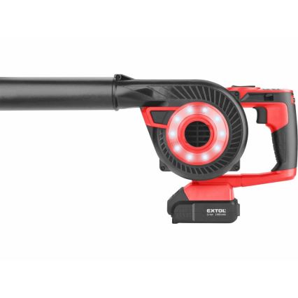 Extol Premium - Soplador inalámbrico 2en1 2000 mAh 20 V