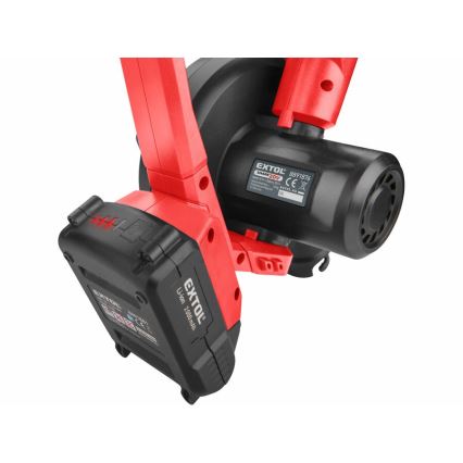 Extol Premium - Soplador inalámbrico 2en1 2000 mAh 20 V