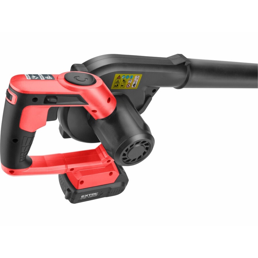 Extol Premium - Soplador inalámbrico 2en1 2000 mAh 20 V