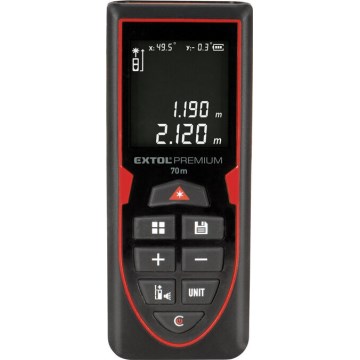 Extol Premium - Telémetro láser 5V/800 mAh