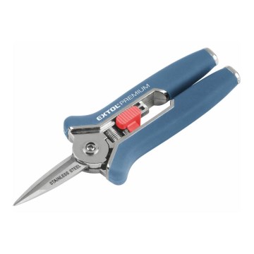 Extol Premium - Tijeras de jardinería rectas 153 mm acero inoxidable