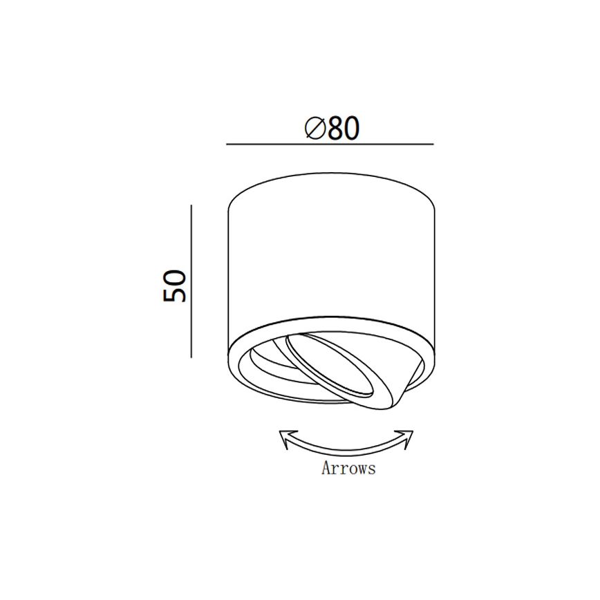 Fabas 3430/71/102 - Foco empotrable LED ANZIO LED/6W/230V