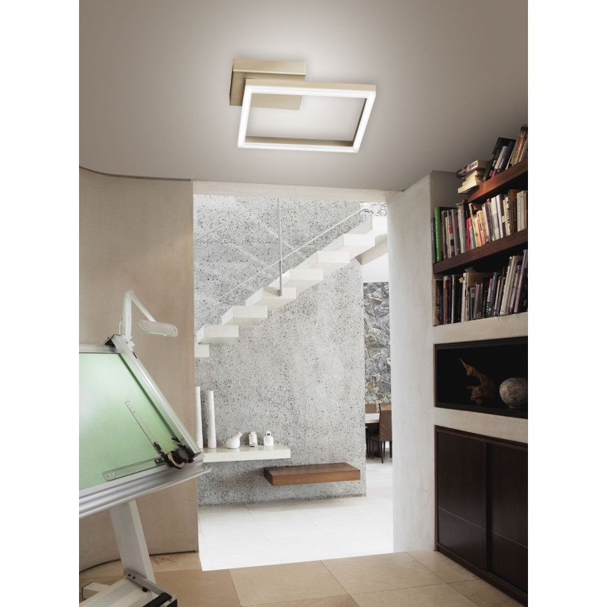 Fabas Luce 3394-21-225 - Plafón LED regulable BARD LED/22W/230V 3000K dorado
