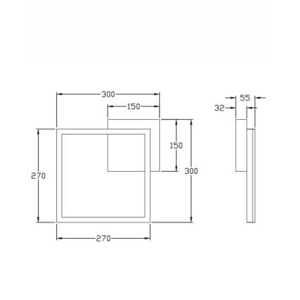 Fabas Luce 3394-23-282 - Plafón LED regulable BARD LED/22W/230V 4000K antracita