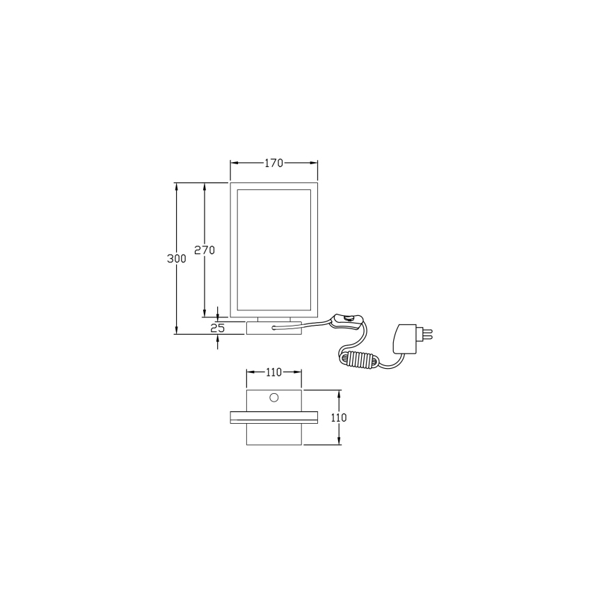 Fabas Luce 3394-30-225 - Lámpara de mesa LED regulable BARD LED/15W/230V dorado