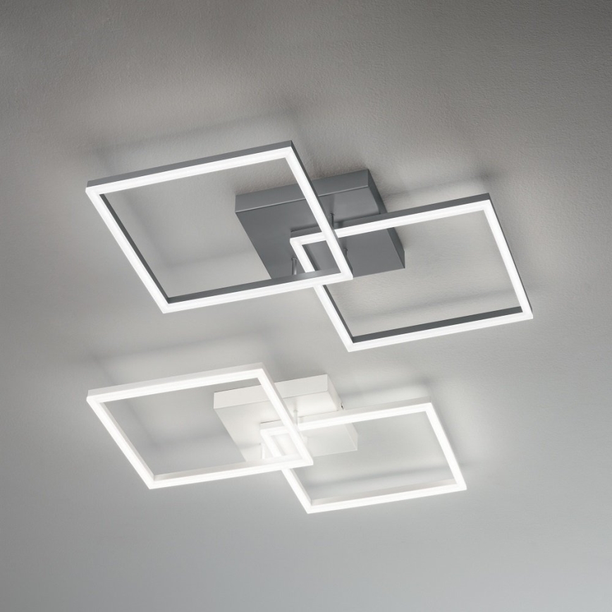 Fabas Luce 3394-65-282 - Plafón LED regulable BARD LED/52W/230V 3000K antracita