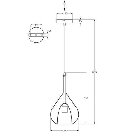 Fabas Luce 3481-40-126 - Lámpara de araña en ristra LILA 1xE27/40W/230V gris