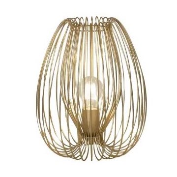 Fabas Luce 3677-34-225 - Lámpara de mesa CAMP 1xE27/40W/230V dorado