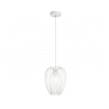 Fabas Luce 3677-45-102 - Lámpara colgante CAMP 1xE27/40W/230V blanco